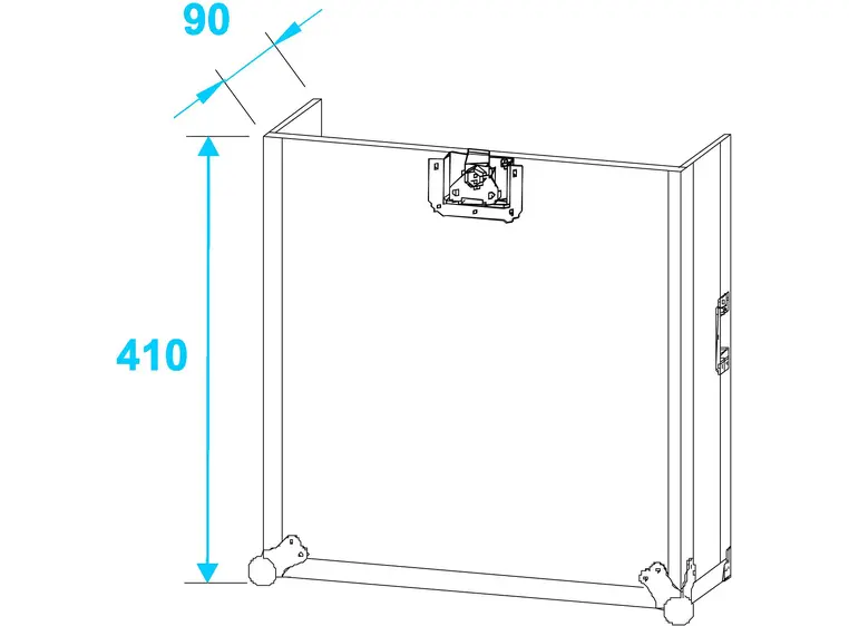 Roadinger Special combo case Pro, 6 U 